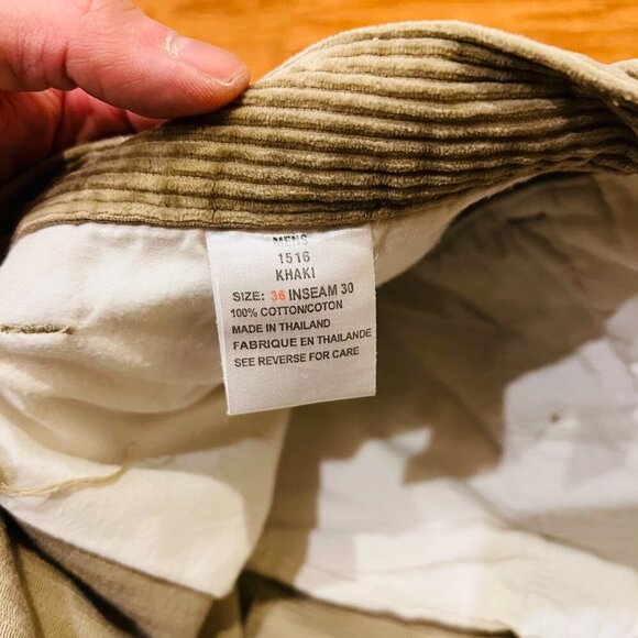 Woolrich Vintage Y2K Corduroys Brown 1516 Men’s 36 x 30 - Picture 9 of 16